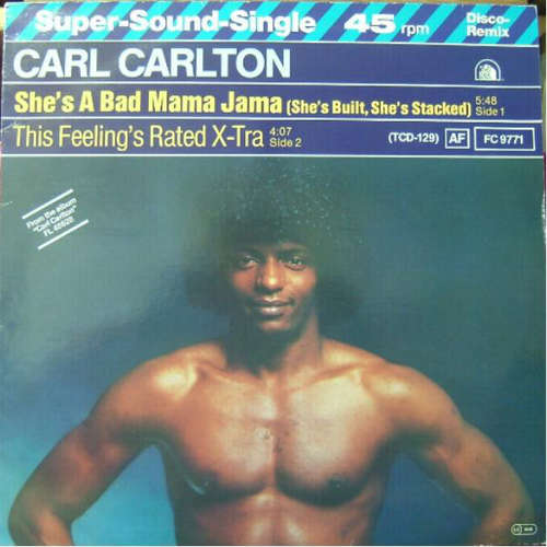 Cover Carl Carlton - She's A Bad Mama Jama (She's Built, She's Stacked) (12, Maxi) Schallplatten Ankauf