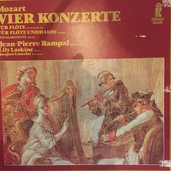 Cover Wolfgang Amadeus Mozart, Jacques Lancelot, Orchestre De Chambre Jean-François Paillard - Vier Konzerte (2xLP, Auf) Schallplatten Ankauf