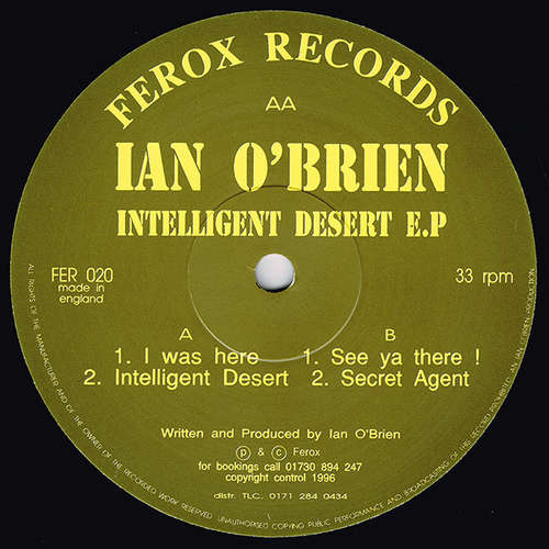 Cover Ian O'Brien - Intelligent Desert E.P (12, EP) Schallplatten Ankauf