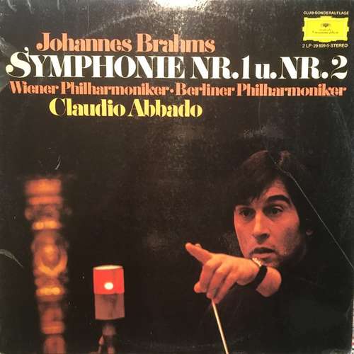Cover Johannes Brahms - Symphonie Nr. 1 und Nr. 2 (LP, Album, Club) Schallplatten Ankauf
