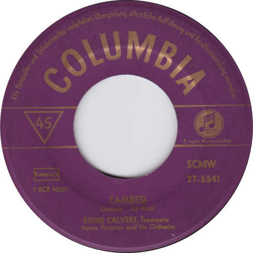 Cover Eddie Calvert - Zambesi (7, Single) Schallplatten Ankauf