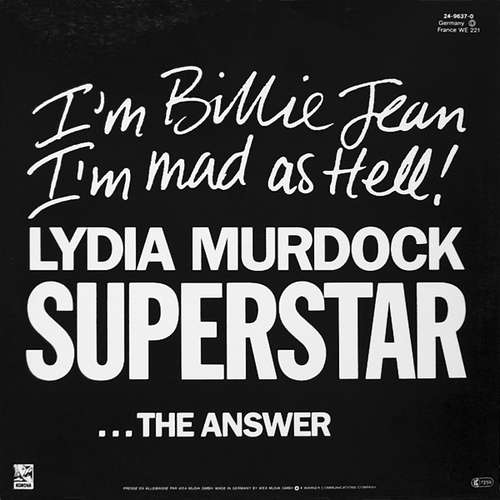 Cover Lydia Murdock - Superstar (12) Schallplatten Ankauf