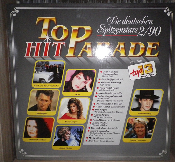Cover Various - Top Hit Parade - Die Deutschen Spitzenstars 2/90 (LP, Comp, Club) Schallplatten Ankauf
