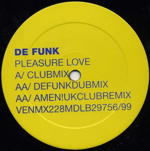 Cover De Funk - Pleasure Love (12) Schallplatten Ankauf