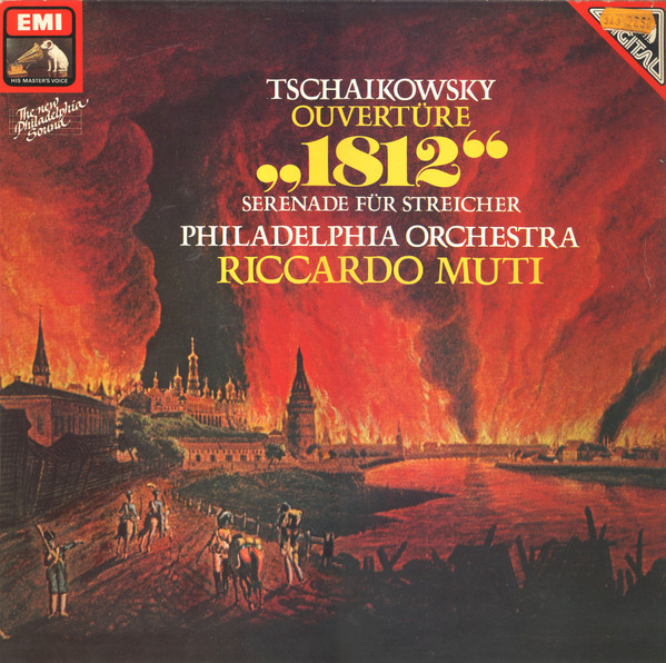 Cover Tschaikowsky*, Philadelphia Orchestra*, Riccardo Muti - Ouvertüre  „1812“ / Serenade Für Streicher (LP) Schallplatten Ankauf