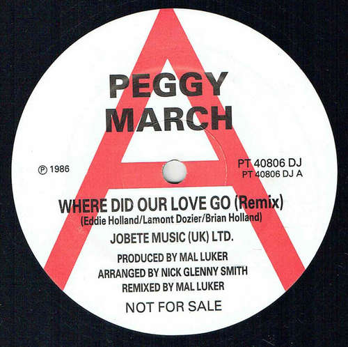 Cover Peggy March - Where Did Our Love Go (12, Single, Promo) Schallplatten Ankauf