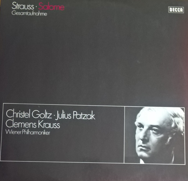 Cover Richard Strauss, Christel Goltz, Julius Patzak, Clemens Krauss, Wiener Philharmoniker - Salome (2xLP, Album, Mono + Box) Schallplatten Ankauf