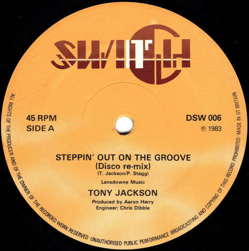 Cover Tony Jackson - Steppin' Out On The Groove (12) Schallplatten Ankauf