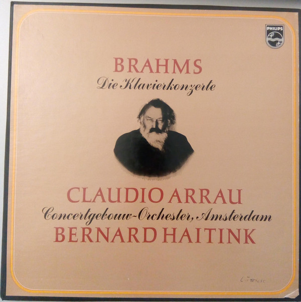 Cover Brahms*, Claudio Arrau, Concertgebouw-Orchester, Amsterdam*, Bernard Haitink - Die Klavierkonzerte (2xLP + Box) Schallplatten Ankauf