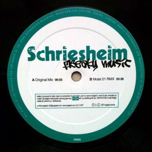 Cover Schriesheim* - Freaky Music (12) Schallplatten Ankauf