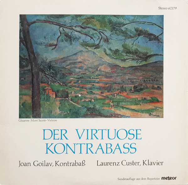 Cover Yoan Goilav, Laurenz Custer - Der Virtuose Kontrabass (LP) Schallplatten Ankauf