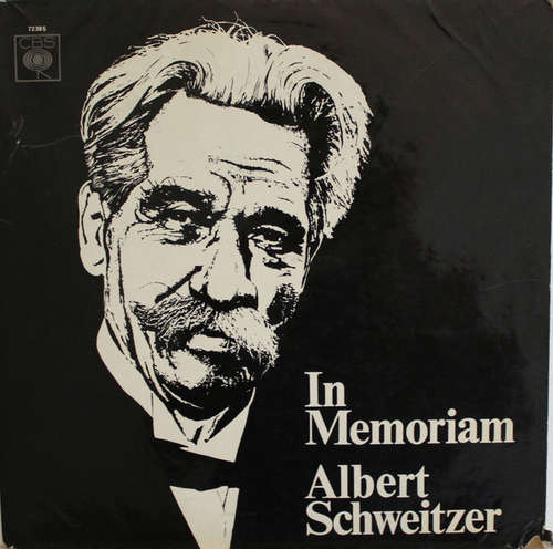 Cover Albert Schweitzer - In Memoriam Albert Schweitzer (12, Album) Schallplatten Ankauf