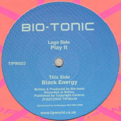 Cover Bio-Tonic - Play It / Black Energy (12) Schallplatten Ankauf