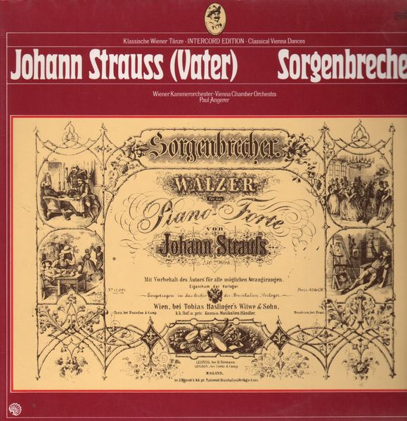 Cover Johann Strauss (Vater)* - Wiener Kammerorchester, Paul Angerer - Sorgenbrecher (2xLP) Schallplatten Ankauf
