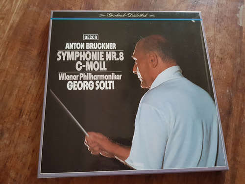 Cover Anton Bruckner - Wiener Philharmoniker, Georg Solti - Symphonie Nr. 8 C-moll (2xLP, Dlx, RE) Schallplatten Ankauf