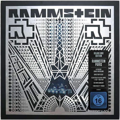Cover Rammstein - Paris (4xLP, Blu + 2xCD + Blu-ray, PAL + Box, Dlx) Schallplatten Ankauf