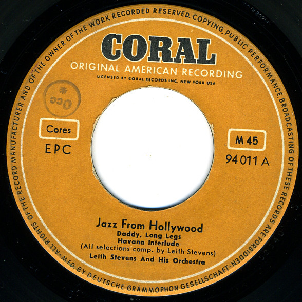 Cover Leith Stevens & His Orchestra - Jazz From Hollywood (7, EP, Mono) Schallplatten Ankauf