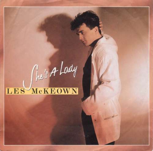 Cover Les McKeown - She's A Lady (7, Single) Schallplatten Ankauf