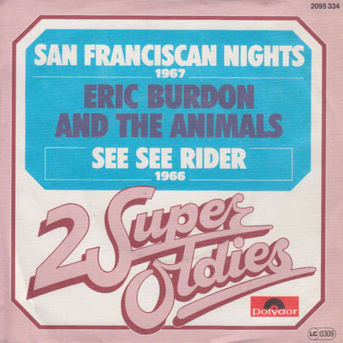 Cover Eric Burdon & The Animals - San Francisco Nights / See See Rider (7, Single) Schallplatten Ankauf