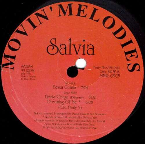 Cover Salvia - Fiesta Conga (12) Schallplatten Ankauf