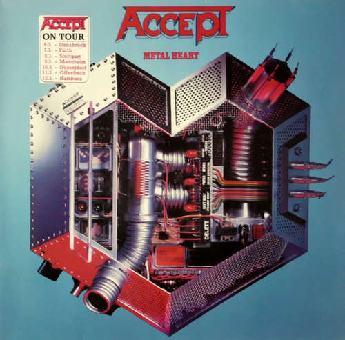 Cover Accept - Metal Heart (LP, Album) Schallplatten Ankauf