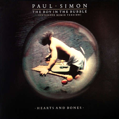 Cover Paul Simon - The Boy In The Bubble (Extended Remix Version) / Hearts And Bones (12) Schallplatten Ankauf