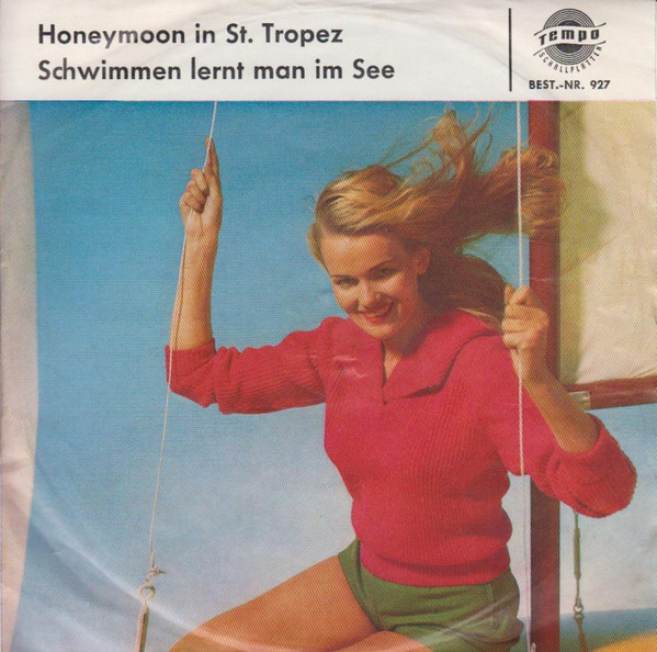 Cover Charlotte Marian Und Johnny Fischer (2) - Honeymoon In St. Tropez / Schwimmen Lernt Man Im See (7, Single) Schallplatten Ankauf