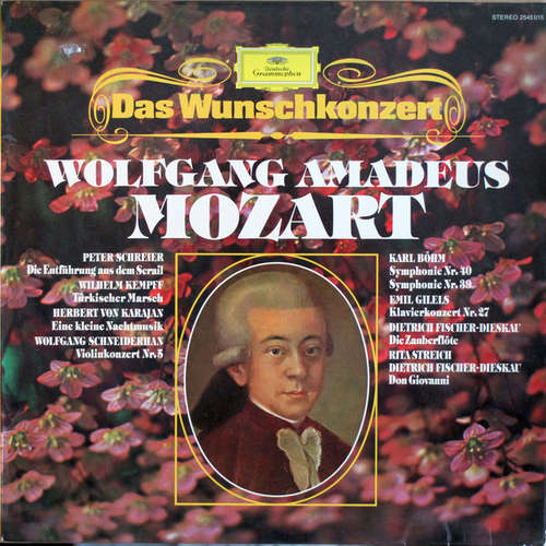 Cover Wolfgang Amadeus Mozart - Das Wunschkonzert Wolfgang Amadeus Mozart  (LP) Schallplatten Ankauf