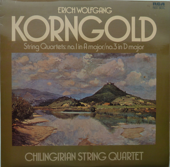 Cover Erich Wolfgang Korngold, Chilingirian String Quartet - String Quartets: No. 1 In A Major / No. 3 In D Major (LP) Schallplatten Ankauf