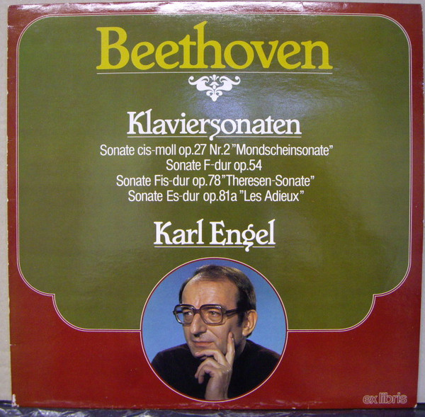 Cover Beethoven*, Karl Engel - Klaviersonaten (LP) Schallplatten Ankauf