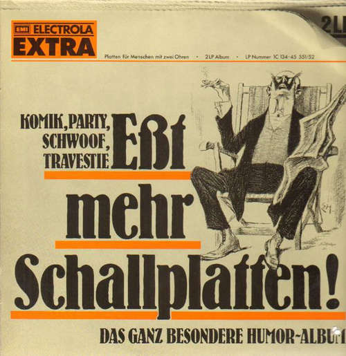 Cover Various - Eßt mehr Schallplatten (2xLP, Comp) Schallplatten Ankauf