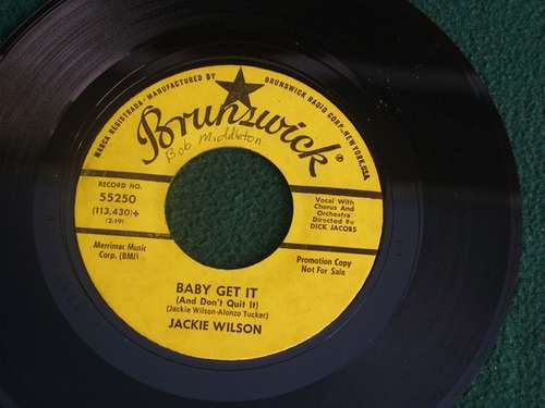 Bild Jackie Wilson - Baby Get It (And Don't Quit It) (7, Single, Mono, Promo) Schallplatten Ankauf