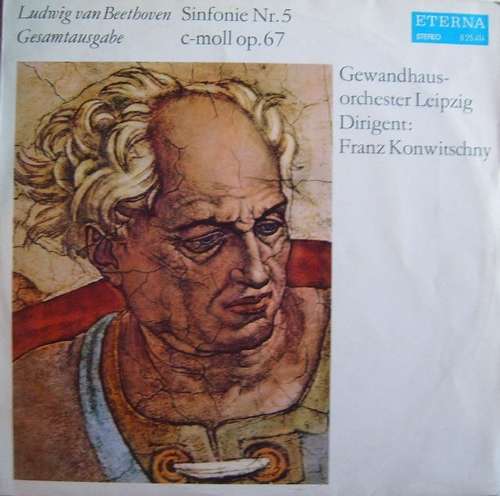 Cover Ludwig van Beethoven - Gewandhausorchester Leipzig, Franz Konwitschny - Sinfonie Nr. 5 C-moll Op. 67 (LP, RE) Schallplatten Ankauf