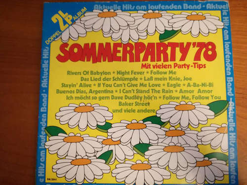 Cover Unknown Artist - Sommerparty 78 (2xLP) Schallplatten Ankauf
