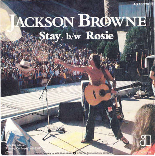 Cover Jackson Browne - Stay B/w Rosie (7, Single) Schallplatten Ankauf