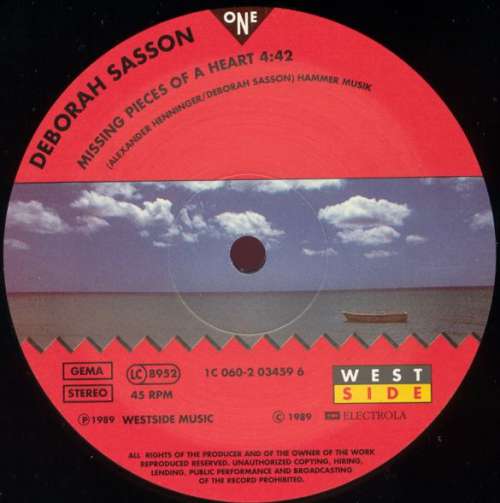 Cover Deborah Sasson - Missing Pieces Of A Heart (12) Schallplatten Ankauf