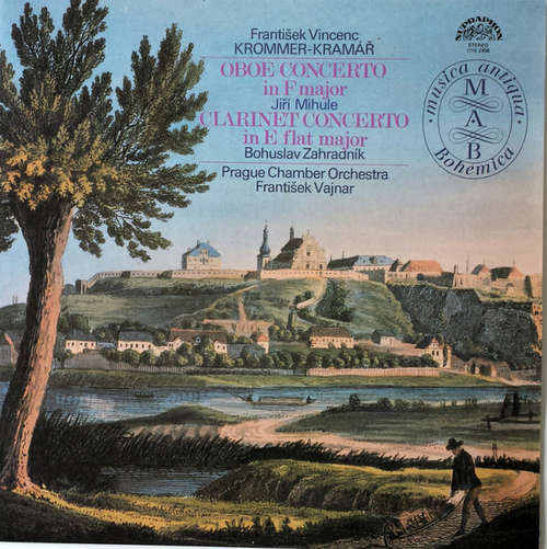 Cover František Vincenc Kramář - Krommer - Concerto in F major for Oboe and Orchestra, OP 37 / Comcerto in E flat for Clarinet and Orchestra, Op. 36 (LP, Album) Schallplatten Ankauf