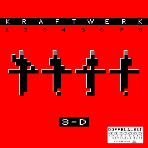 Cover Kraftwerk - 3-D (1 2 3 4 5 6 7 8) (2xLP, Album, Ger) Schallplatten Ankauf