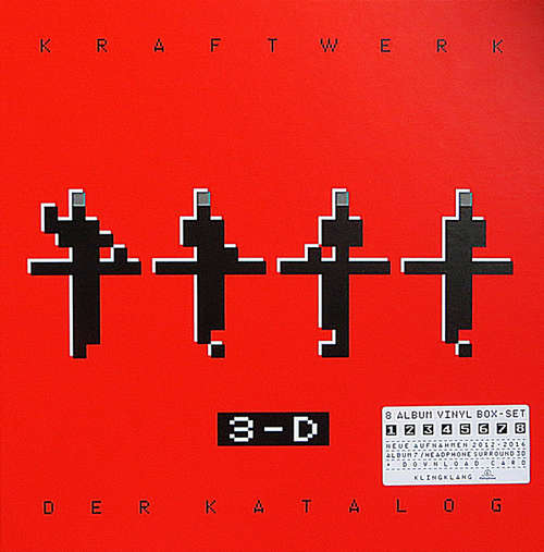 Cover Kraftwerk - 3-D (Der Katalog) (Box + LP, Album + LP, Album + LP, Album + LP, Albu) Schallplatten Ankauf