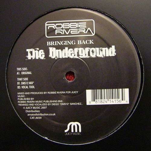 Cover Robbie Rivera - Bringing Back The Underground (12) Schallplatten Ankauf