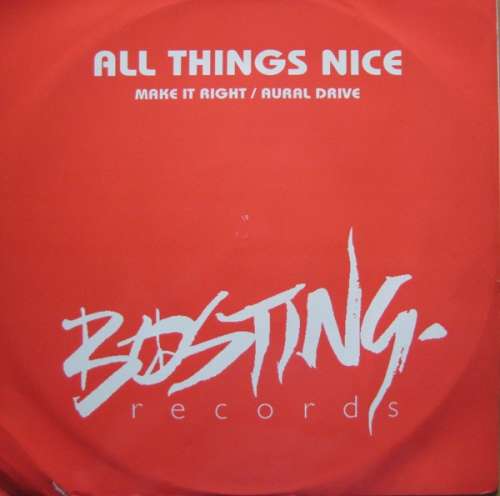 Cover All Things Nice - Make It Right / Aural Drive (12) Schallplatten Ankauf