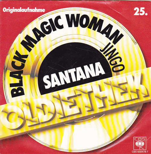 Cover Santana - Black Magic Woman / Jingo (7, RE) Schallplatten Ankauf