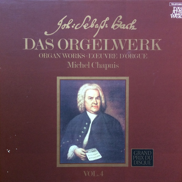Cover Joh: Sebast: Bach* - Michel Chapuis - Das Orgelwerk = Organ Works = L'Œuvre D'Orgue Vol. 4 (2xLP, Comp + Box) Schallplatten Ankauf