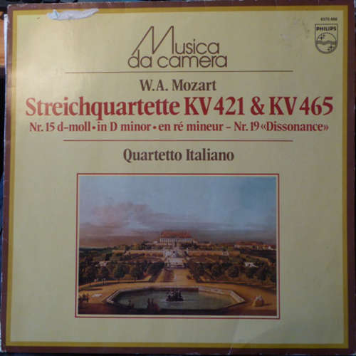 Cover W.A. Mozart* / Quartetto Italiano - Streichquartette KV 421 & KV 465 (LP, Album) Schallplatten Ankauf
