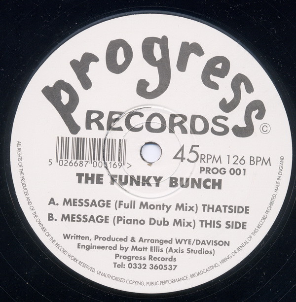 Cover The Funky Bunch - Message (12) Schallplatten Ankauf