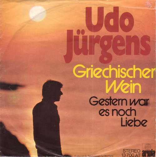 Cover Udo Jürgens - Griechischer Wein (7, Single) Schallplatten Ankauf