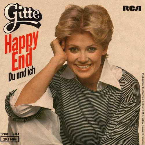 Cover Gitte* - Happy End (7, Single) Schallplatten Ankauf