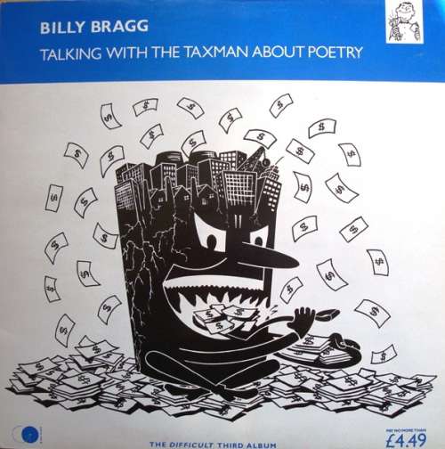 Cover Billy Bragg - Talking With The Taxman About Poetry (LP, Album, PRS) Schallplatten Ankauf