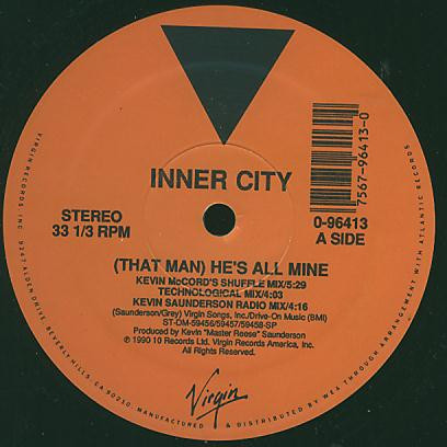 Cover Inner City - (That Man) He's All Mine (12, Mis) Schallplatten Ankauf