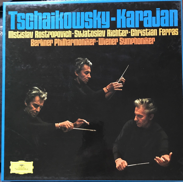 Bild Karajan*, Tschaikowsky*, Mstislav Rostropovich, Svjatoslav Richter*, Christian Ferras, Berliner Philharmoniker, Wiener Symphoniker - Tschaikowky - Karajan (6xLP, Comp + Box) Schallplatten Ankauf